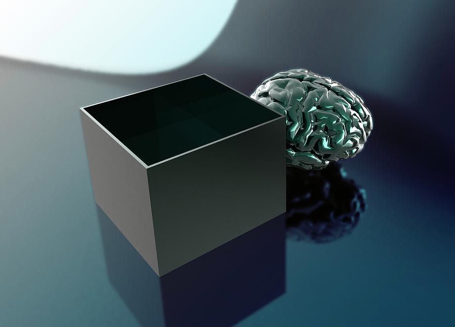 3 Dimensional Photograph - Thinking Outside The Box #1 by Victor Habbick Visions/science Photo Library
