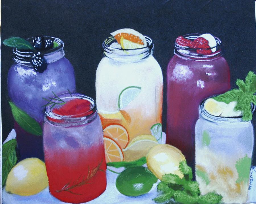 Jar Pastel - Thirst Quenchers #1 by Michele Turney