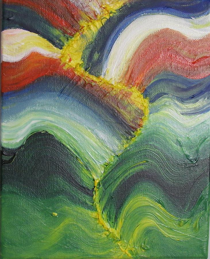 Abstract Painting - This Is My Path #1 by Dianne Furphy