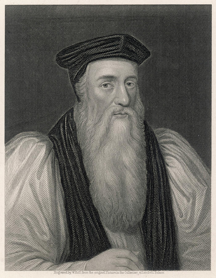 Thomas Cranmer Archbishop Drawing by Mary Evans Picture Library | Fine ...