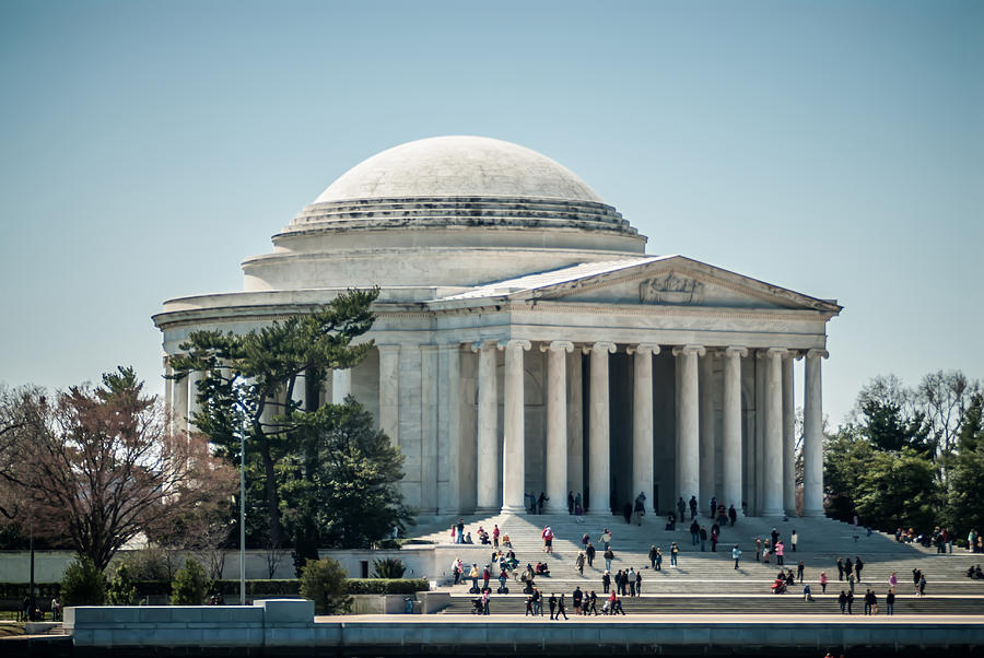 Architecture Photograph - Thomas Jefferson Memorial in Washington DC USA #1 by Alex Grichenko