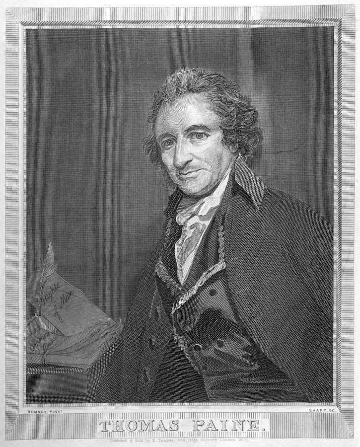 Thomas Paine Radical Political Writer Drawing by Mary Evans Picture