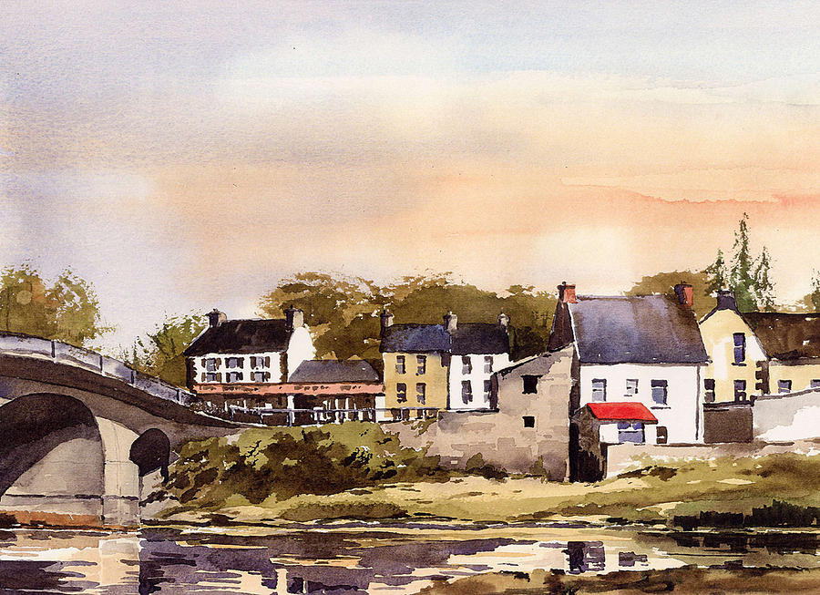 Thomastown Kilkenny #2 Painting by Val Byrne