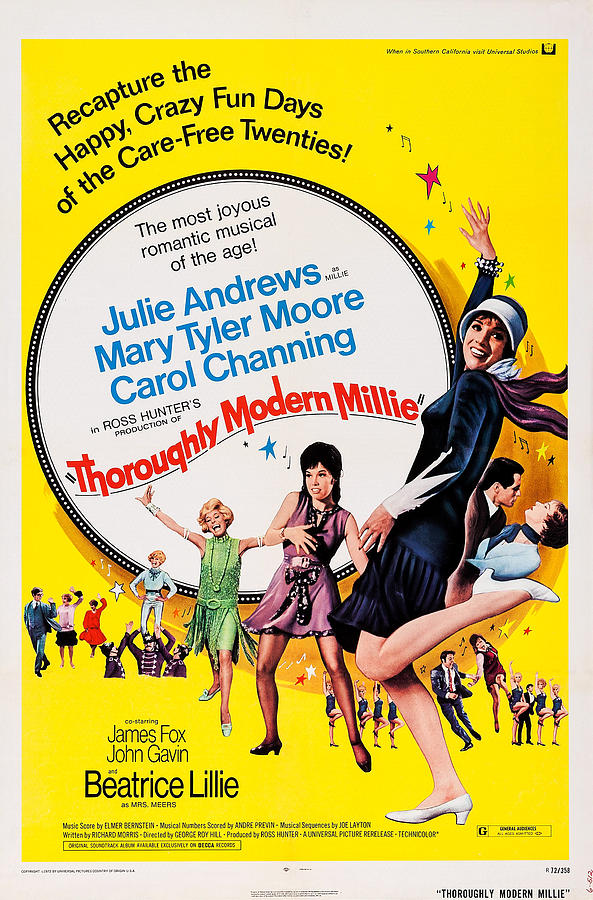 Thoroughly Modern Millie, Us Poster #1 Photograph by Everett