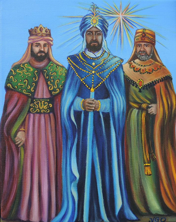 Three kings Painting by Yamelin Gonzalez Ortiz