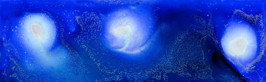 Cosmic Three Painting by Priya Ghose