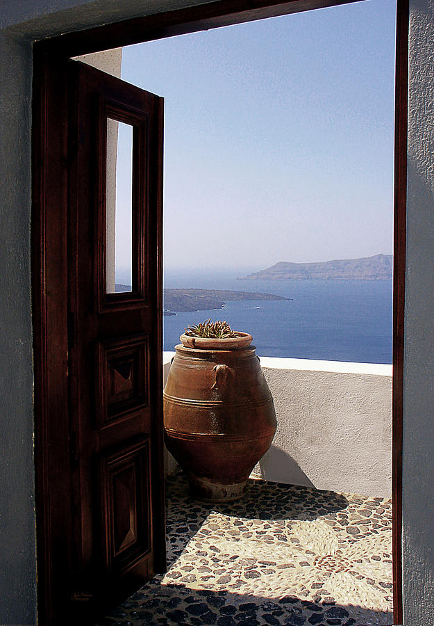 Vase Photograph - Through This Door by Julie Palencia
