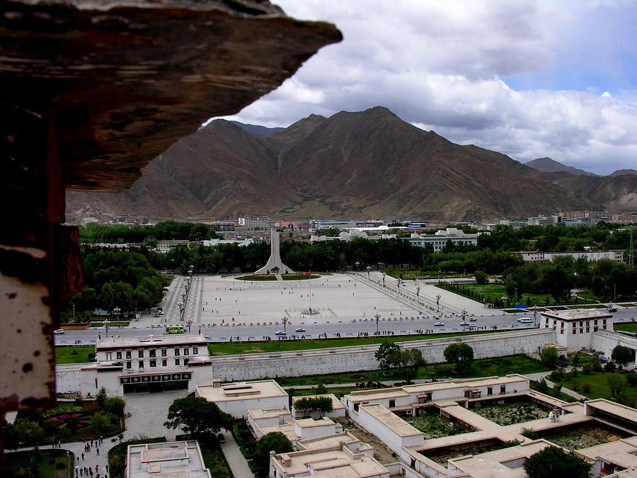 Tibet - Lhasa - View from Potala Palace #1 Photograph by Jacqueline M Lewis