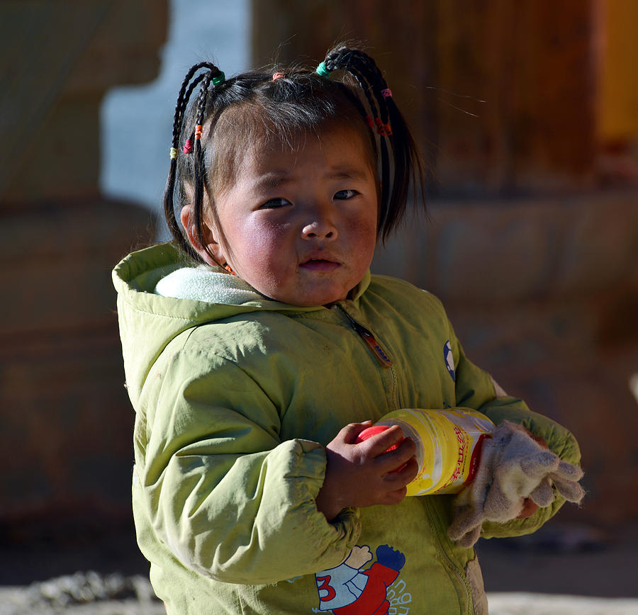 Tibetan Girl #1 Photograph by Yue Wang