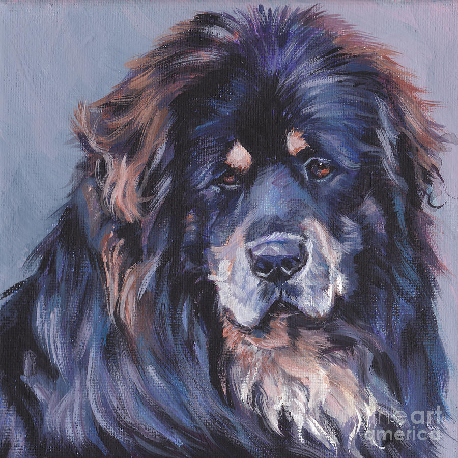 Dog Painting - Tibetan Mastiff #2 by Lee Ann Shepard