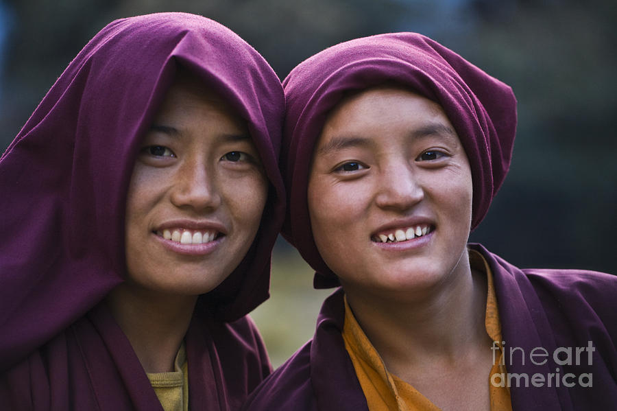 Tibetan Nuns - Nepal Himalaya #1 Photograph by Craig Lovell