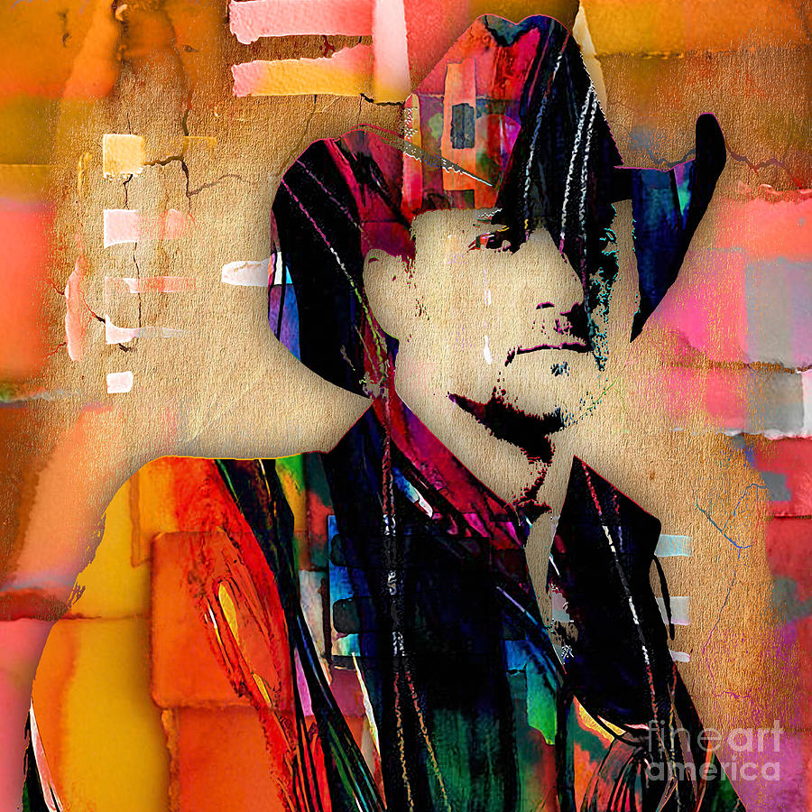 Tim Mcgraw Mixed Media - Tim McGraw Collection #1 by Marvin Blaine