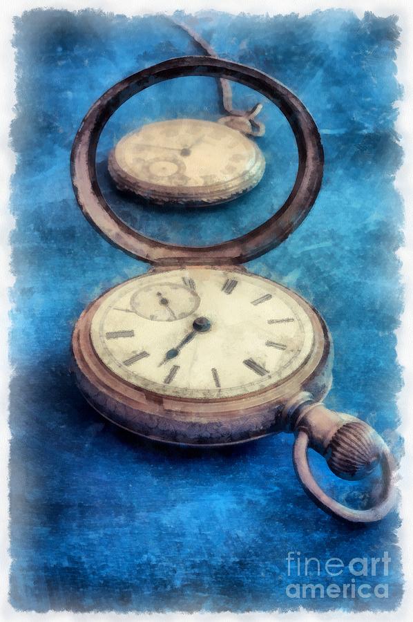 Time Watercolor Photograph by Edward Fielding