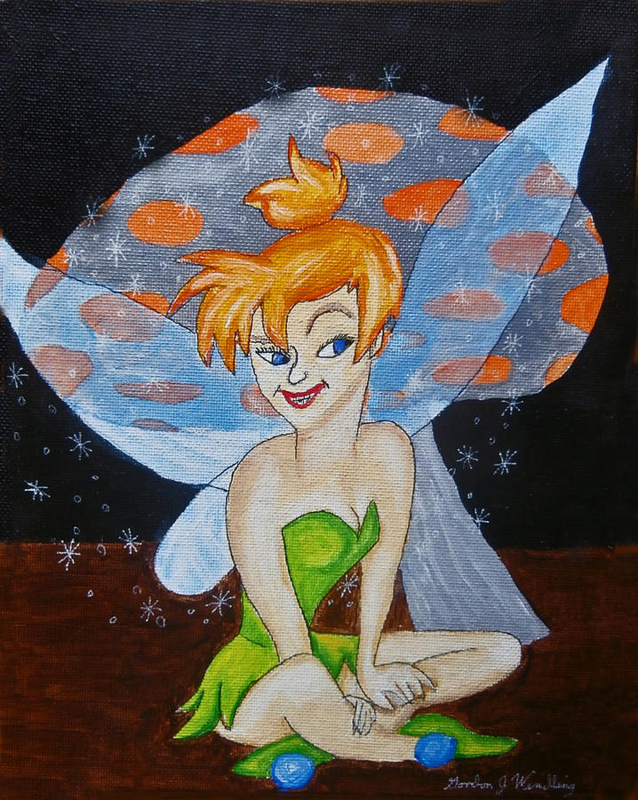 Tinkerbell Painting by Gordon Wendling - Fine Art America