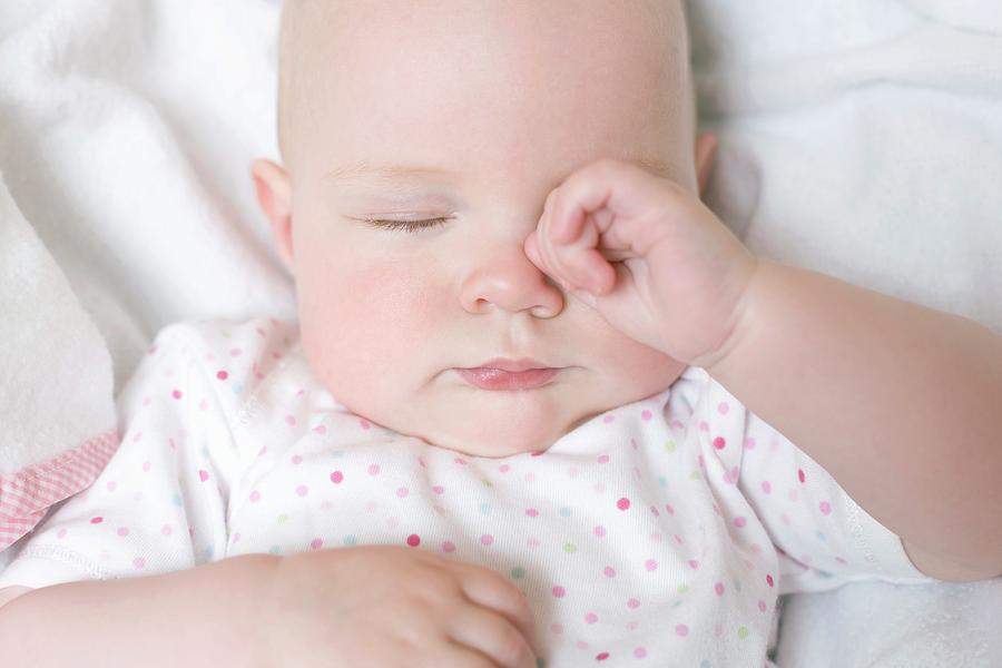 Tired Baby #1 Photograph by Ian Hooton/science Photo Library