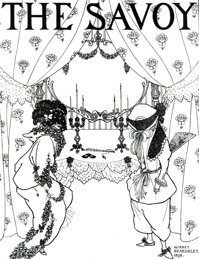 Title Page from The Savoy Painting by Aubrey Beardsley