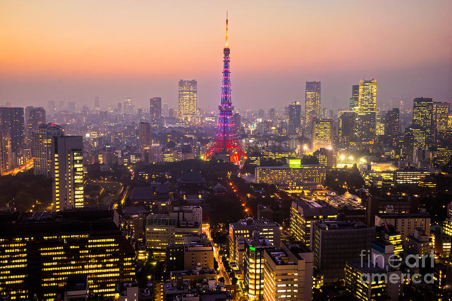 Architecture Photograph - Tokyo Tower - Tokyo - Japan #1 by Luciano Mortula
