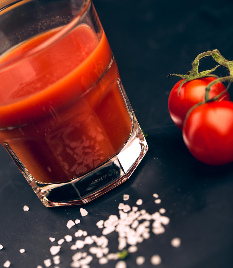 Tomato Photograph - Tomato Juice #1 by Nailia Schwarz