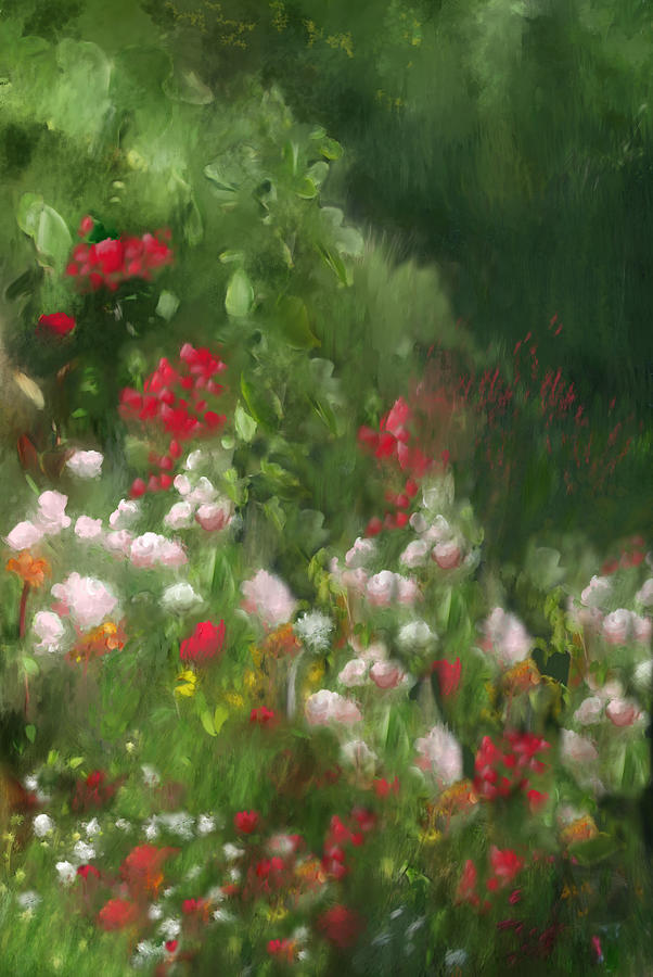 Florals Mixed Media - Topanga Canyon Afternoon by Karen Sperling Florals Mixed Media - Topanga Canyon Afternoon by Karen Sperling