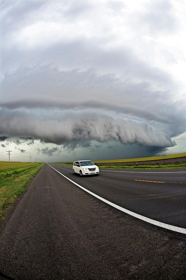 Tornadic Supercell Thunderstorm Photograph By Jim Edds/science Photo ...