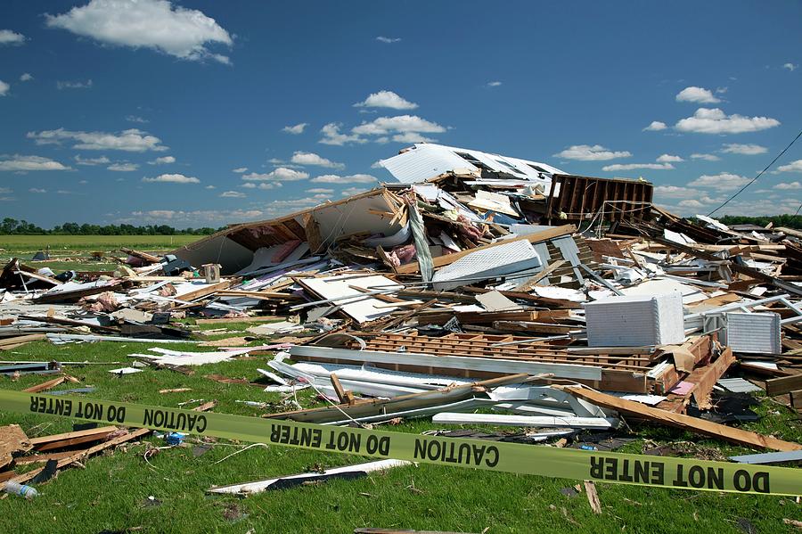 Tornado Damage #1 Photograph by Jim West - Fine Art America