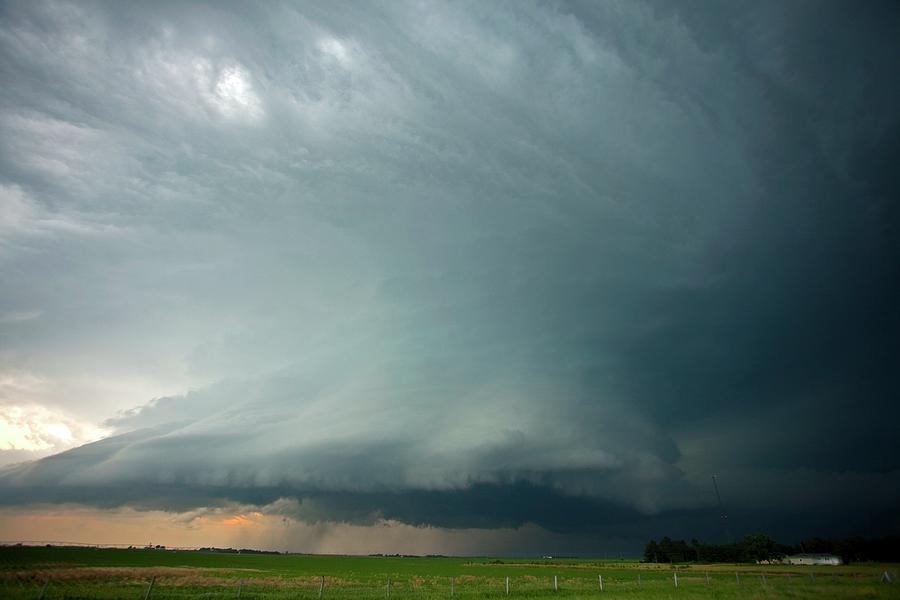 Tornado Over Fields Photograph by Roger Hill/science Photo Library - Pixels