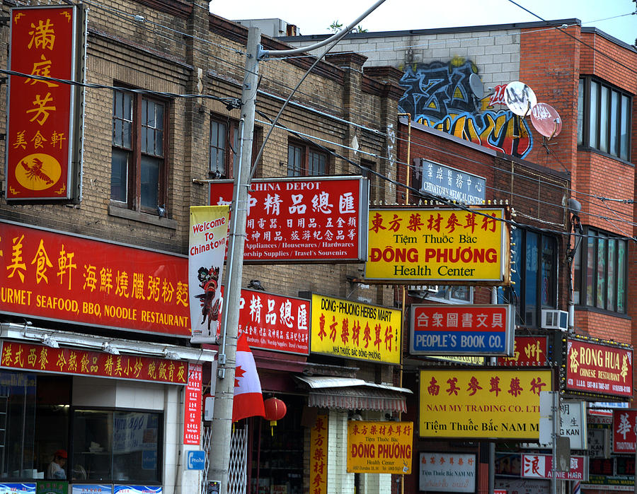 Toronto Chinatown #1 Photograph by Steven Richman