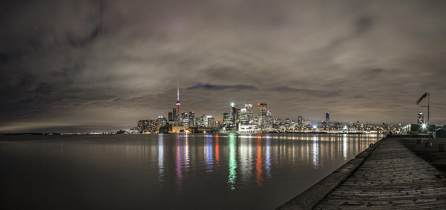 Toronto Skyline and Boardwalk #1 Photograph by John McGraw