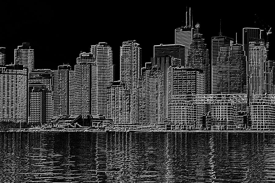Toronto Skyline #1 Photograph by Valentino Visentini