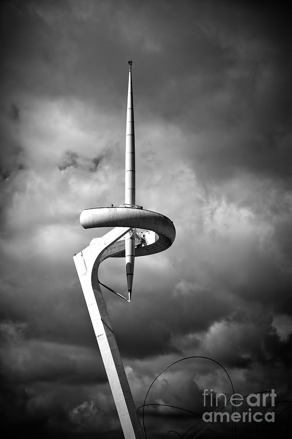 Architecture Photograph - Torre Calatrava #1 by Gabriela Insuratelu