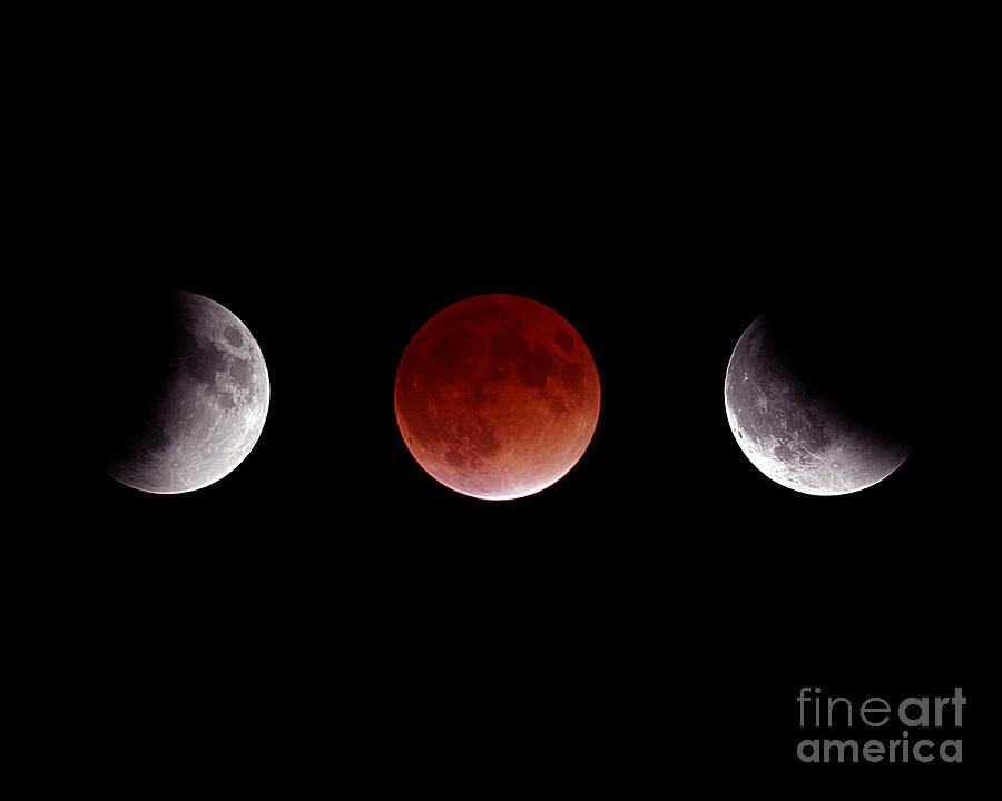 Planet Photograph - Total Lunar Eclipse #1 by John Chumack