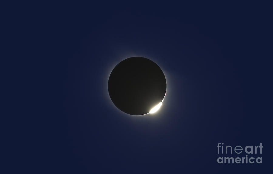 Space Photograph - Total Solar Eclipse #1 by Alan Dyer