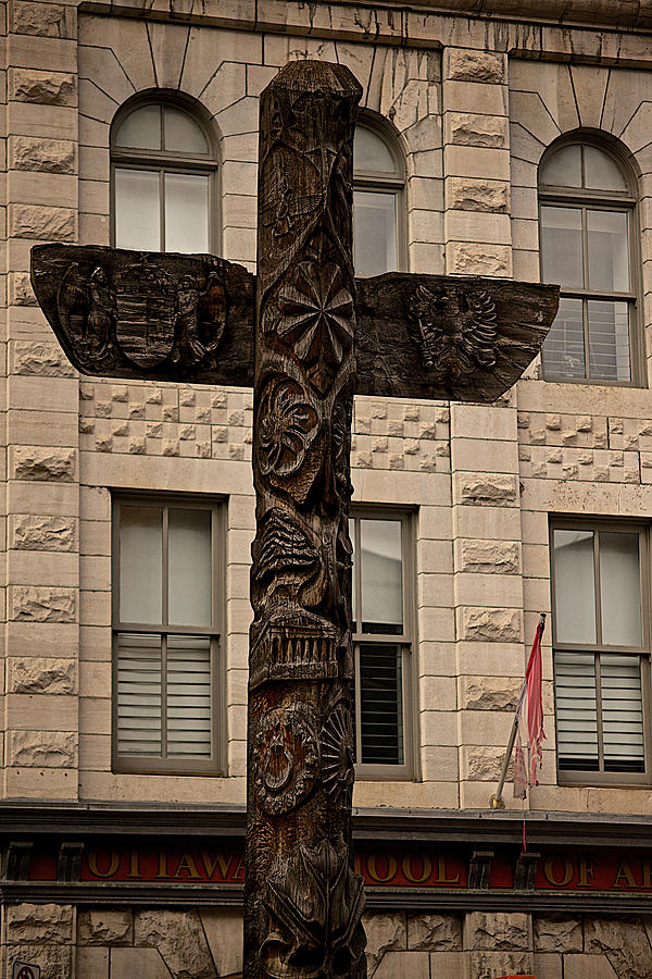 Totem Pole #1 Photograph by Prince Andre Faubert