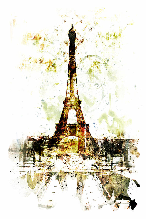 Tour Eiffel #1 Digital Art by Andrea Barbieri