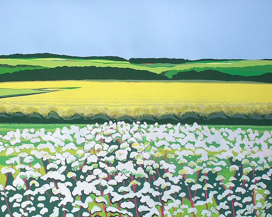 Nature Painting - Towards North by Janet Darley