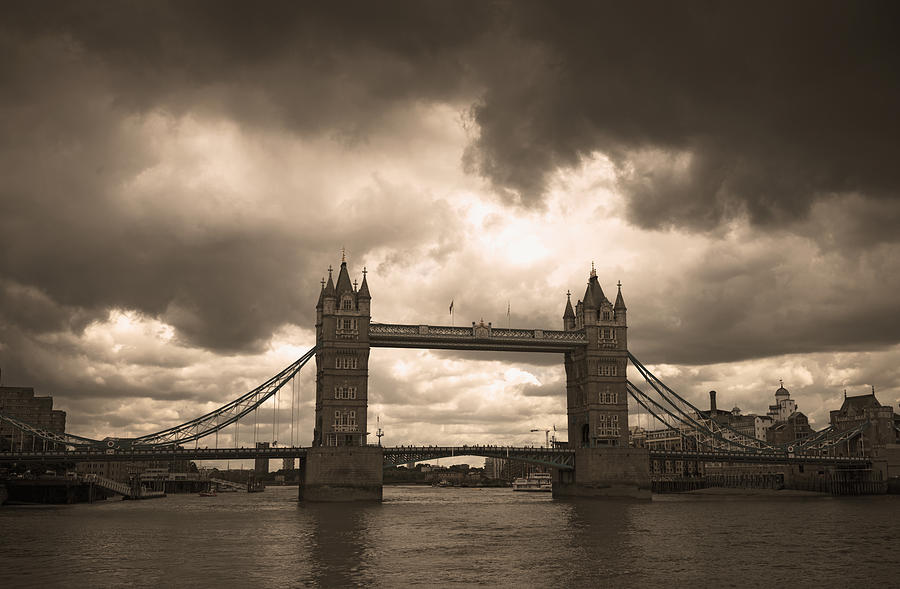 Tower Bridge in London #1 Photograph by Chevy Fleet