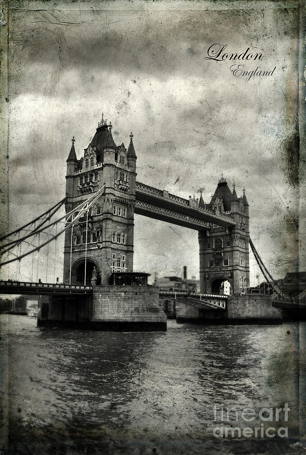 London Photograph - Tower Bridge in London #1 by Jill Battaglia