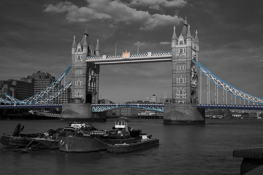 London Photograph - Tower  Bridge Thames London #1 by David French