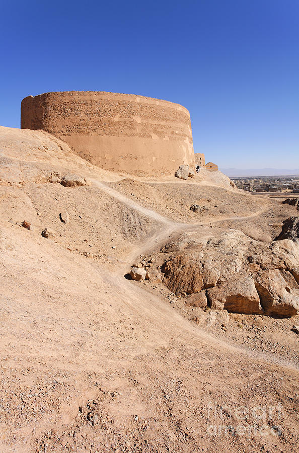 Yazd Photograph - Tower of Silence at Yazd in Iran #1 by Robert Preston