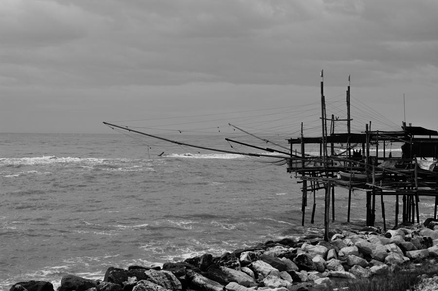 Trabocco on the coast of Italy  Photograph by AM FineArtPrints