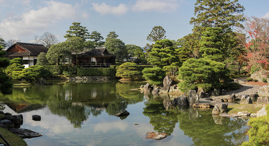 Traditional Garden In Katsura Imperial #1 Photograph by Panoramic Images