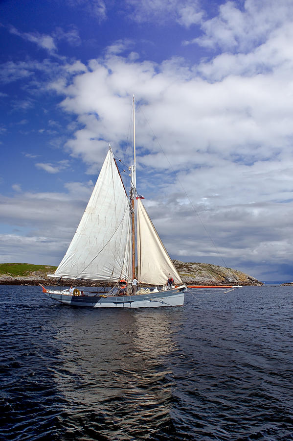 Traditional sailing boat #2 Photograph by Gary Eason