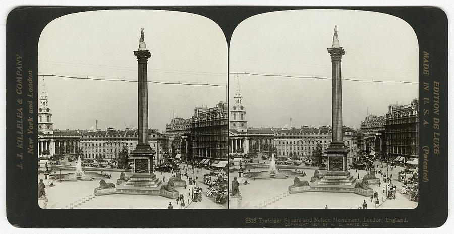 Trafalgar Square C1901 Photograph By Granger Fine Art America