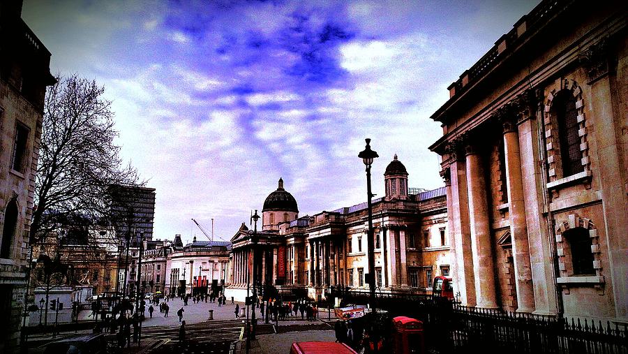 London Photograph - Trafalgar Square London #1 by Chris Drake