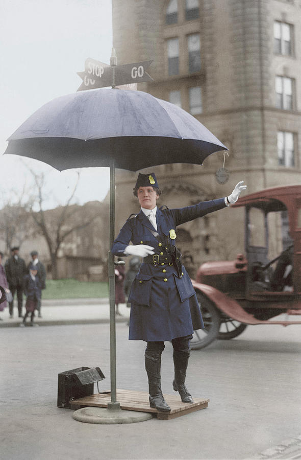 Traffic Cop In Washington D.c., Circa #1 Photograph by Stocktrek Images