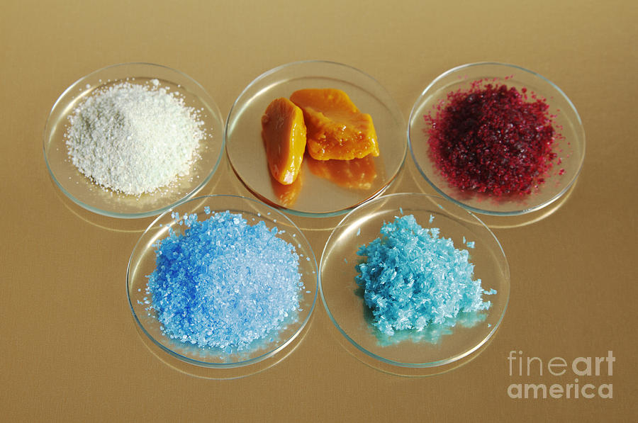 Transition Metal Salts #1 Photograph by GIPhotoStock