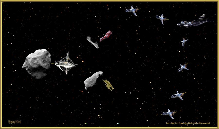 Space Digital Art - Trap by John Suchy Space Digital Art - Trap by John Suchy