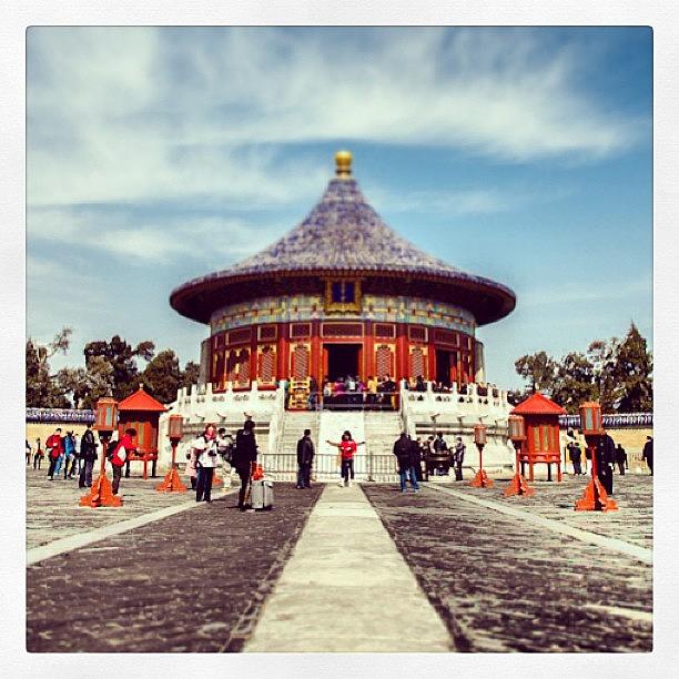 Holiday Photograph - #travel #iphone #china #beijing #temple #1 by Federico Senesi