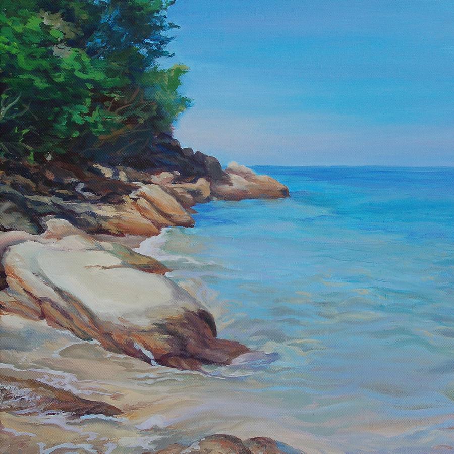 Treasure Beach #2 Painting by Christine Lytwynczuk