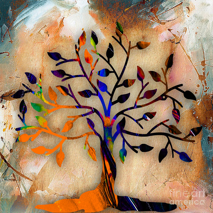 Tree Mixed Media - Tree Of Life Painting #1 by Marvin Blaine
